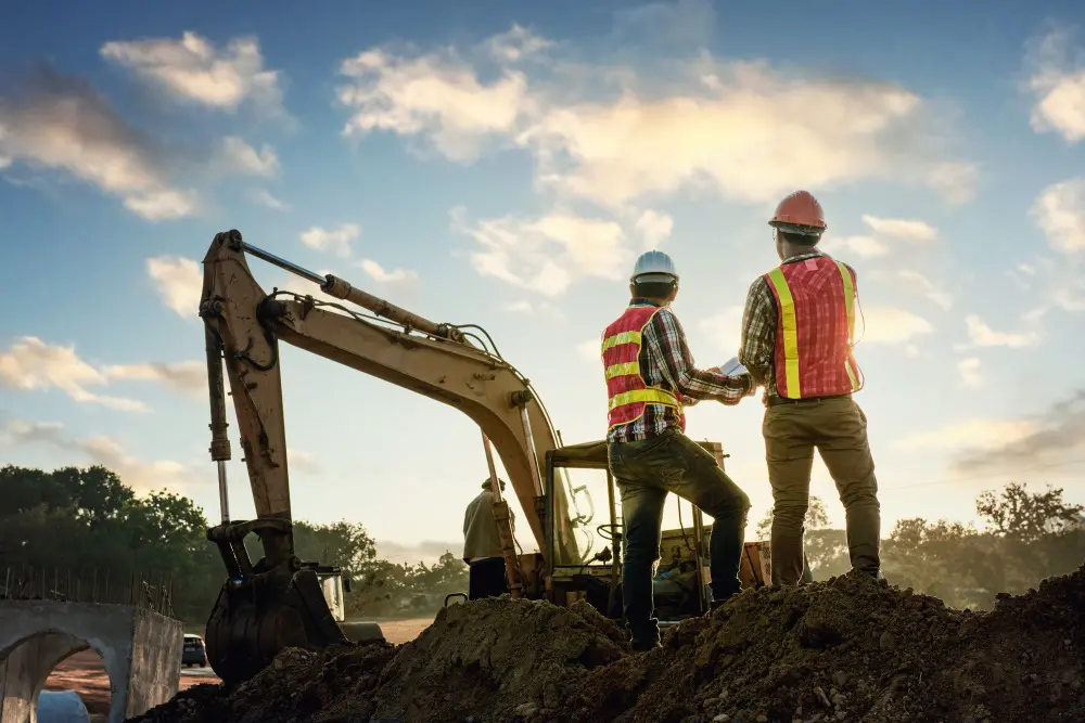 Two Construction Workers Build Investment Rental Properties